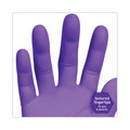 Disposable Gloves | Ansell 55083 6 mil Thick 9.5 in. Long Powder-Free PURPLE NITRILE Exam Gloves - Large, Purple (100/Box) image number 3