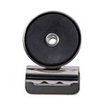 Office Jansan | Universal UNV31260 Bulldog Magnetic Clips - Small, Nickel (18/Pack) image number 4