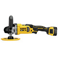 Polishers | Dewalt DCM849P2 20V MAX XR Lithium-Ion Variable Speed 7 in. Cordless Rotary Polisher Kit (6 Ah) image number 3