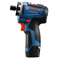 Factory Reconditioned Bosch GSR12V-300HXB22-RT 12V Max Brushless Lithium-Ion 1/4 in. Cordless Hex Two-Speed Screwdriver Kit with 2 Batteries (2.0 Ah) image number 3