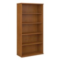 Office & Office Supplies | Bush WC72414 35.63 in. x 15.38 in. x 72.78 in. Series C Collection 5-Shelf Bookcase - Natural Cherry image number 0