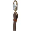 Safety Harnesses | Klein Tools KG5295-7L 7 ft. Positioning Strap with 6-1/2 in. Snap Hook - Brown image number 3