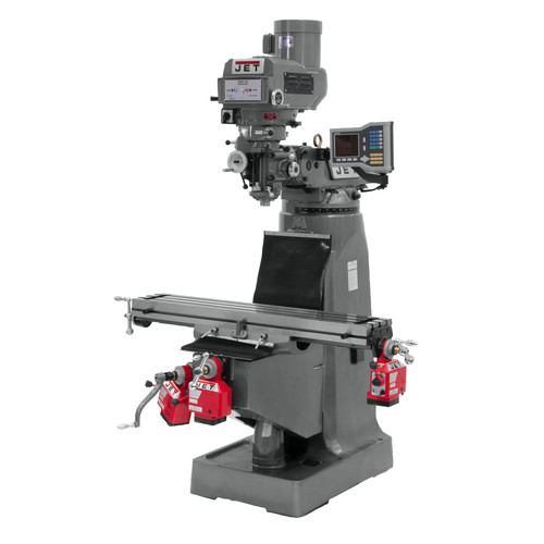 Milling Machines | JET JTM-4VS 230/460V Variable Speed Milling Machine with 3-Axis ACU-RITE VUE DRO (Knee) and Powerfeeds image number 0