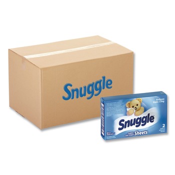 Snuggle Vend-Design Fabric Softener Sheets - Blue Sparkle (2/Box, 100 Boxes/Carton)
