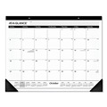  | AT-A-GLANCE SK2416-00-26 16-Month: Sep 2025 to Dec 2026 21.75 in. x 17 in. Academic Year Ruled Desk Pad - White Sheets, Black Binding/Black Corners image number 0
