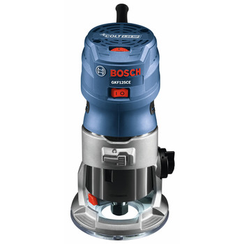 COMPACT ROUTERS | Factory Reconditioned Bosch GKF125CEK-RT Colt 7 Amp 1.25 HP Variable Speed Palm Router