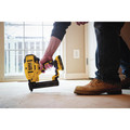 Crown Staplers | Dewalt DCN681D1 20V MAX Cordless Lithium-Ion 18 Gauge Narrow Crown Stapler Kit image number 12