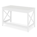 Office Desks & Workstations | Alera ALEWSF4824WT 47.24 in. x 23.62 in. x 29.53 in. Farmhouse Writing Desk - White image number 1