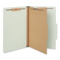 Office Jansan | Universal UNV10261 4-Section Pressboard Classification Folder - Legal, Green (10/Box) image number 1