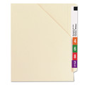 File Folders | Smead 75740 Straight Tab Letter Size 14-pt End Tab Jackets with Reinforced Tabs - Manila (50/Box) image number 3