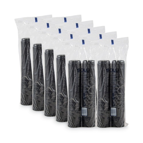 Food Service | SOLO DSS2-0001 2.5 oz Polystyrene Plastic Portion Cups - Black (2500/Carton) image number 0