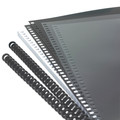Bulk Savings Pricing 2 | GBC 2515665P 5/16 in. Capacity Instant Report Kit - Clear/Black Cover/Black Spine (2/Pack) image number 1