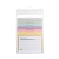 Office Furniture & Lighting | Smead 92064 14.25 in. x 24.25 in. Letter Size Cascading Wall Organizer - Blue/Clear/Gray/Green/Orange/Pink/Purple image number 1