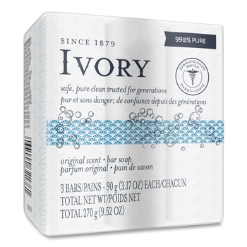 Ivory Individually Wrapped Original Scent 3.1 oz. Bar Soaps (72-Piece/Carton)