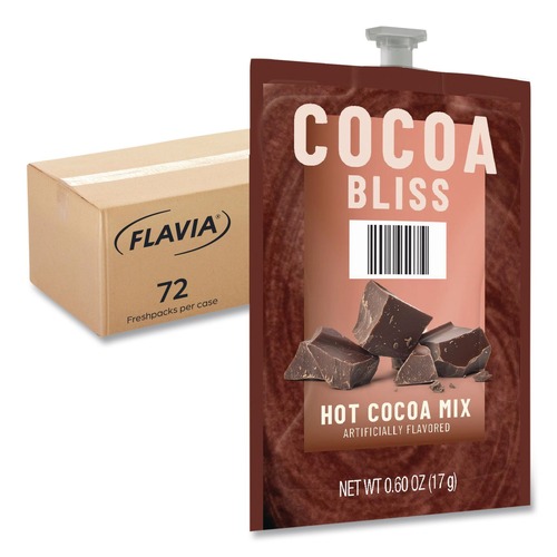 Beverages & Drink Mixes | FLAVIA 48788 Cocoa Bliss Hot Chocolate Mix - Chocolate (72/Carton) image number 0
