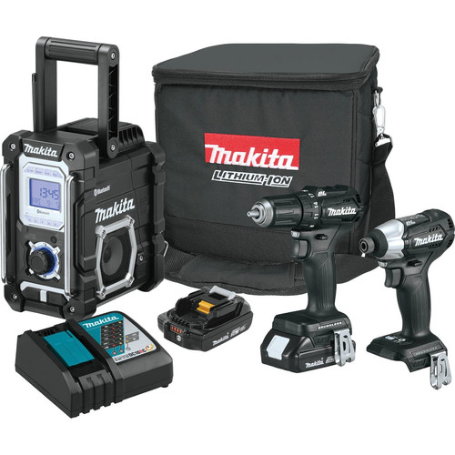 Combo Kits | Makita CX301RB 18V LXT 2.0 Ah Lithium-Ion Sub-Compact Brushless Cordless 3-Piece Combo Kit image number 0