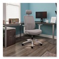 Office Chairs | HON HPTCC1T1UM.WHT Altern Mesh Back Task Chair, 17.95 to 21.1 Seat Height, Gray Seat, Gray/White Back, White Base image number 3
