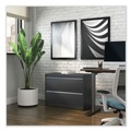 | Alera 25487 36 in. x 18.63 in. x 28 in. 2 Legal/Letter/A4/A5 Size Lateral File Drawers - Charcoal image number 4