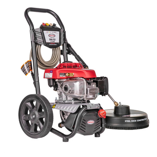 Simpson 60808 megashot 3000 psi 2.4 gpm premium shop gas pressure washer