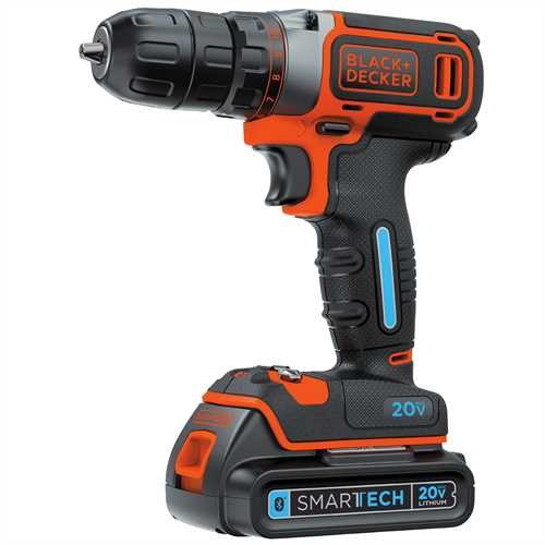 Drill Drivers | Black & Decker BDCDDBT120C 20V MAX SMARTECH Cordless Lithium-Ion 3/8 in. Drill Driver image number 0