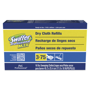 Swiffer 37109 17 7/8 X 10 Refill Cloths - White (16/Box, 6 Boxes/Carton)