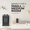 Portable Heaters | Vision Air 1VAHC10 1500/750 Watts 10 in. Oscillating Ceramic Heater image number 3