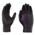 Disposable Gloves | Ammex GWBEN48100 6 mil Powder-Free Nitrile Exam Gloves - X-Large, Black (1000/Carton) image number 1