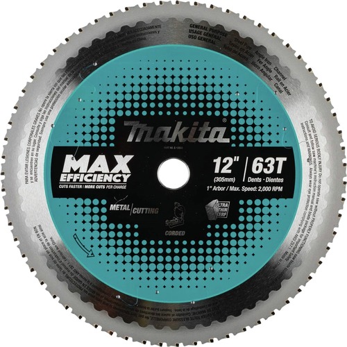 Circular Saw Blades | Makita E-12033 12 in. 63T Carbide-Tipped Max Efficiency Saw Blade image number 0