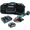 Angle Grinders | Makita GAG10M1 40V max XGT Brushless Lithium-Ion 9 in. Cordless Paddle Switch Angle Grinder Kit with Electric Brake and AWS (4 Ah) image number 0