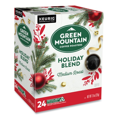  | Green Mountain Coffee 6204 Medium Roast Holiday Blend K-Cups (24/Box) image number 0