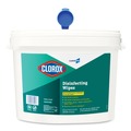 Cleaning & Janitorial Supplies | Clorox 31547 1 Ply 7 in. x 8 in. Fresh Scent Disinfecting Wipes - White (1/Carton) image number 3