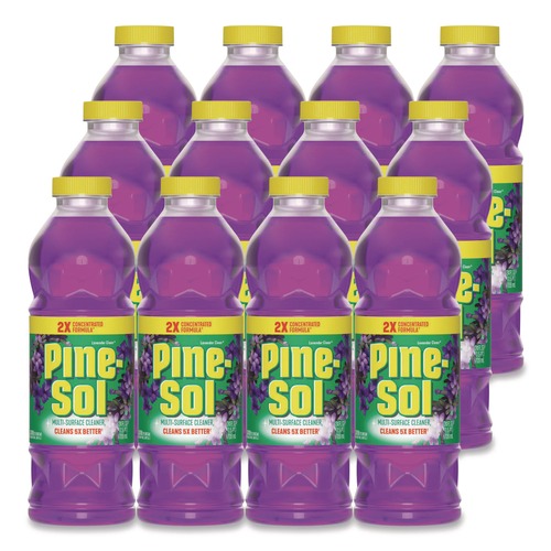 Cleaning & Janitorial Supplies | Pine-Sol 60153CT 24 oz. Bottle Concentrated Multi-Surface Cleaner - Lavender Clean (12/Carton) image number 0