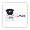 Bulk Savings Pricing 1 | ACCUSTAMP2 035606 1.63 in. x 0.5 in. SCANNED Pre-Inked Shutter Stamp - Red/Blue image number 1