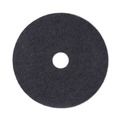 Cleaning Cloths | Boardwalk BWK4019BLA 19 in. Diameter Stripping Floor Pads - Black (5/Carton) image number 1