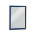 Office Furniture Accessories | Durable 476807 Infoframe DURAFRAME 9.5 in. x 12 in. Self Adhesive Double Sided Sign Holder - Dark Blue Frame (2/Pack) image number 0