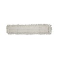 Office Jansan | Boardwalk BWK1648 48 in. x 5 in. Disposable Cotton/Synthetic Fiber Mop Head - White image number 0