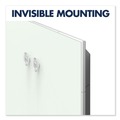 Office & Office Supplies | Quartet G7442E Element Aluminum Frame 74 in. x 42 in. Glass Dry-Erase Board - White/Silver image number 4