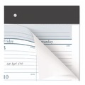  | AT-A-GLANCE ST2400 12 Month: Jan 2026 to Dec 2026 21.75 in. x 17 in. Desk Pad - White Sheets, Black Binding/Clear Corners image number 2