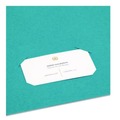 Office Jansan | Smead 87867 100 Sheet Capacity 11 in. x 8.5 in. Two-Pocket Folder Textured Paper - Teal (25/Box) image number 3