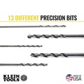 Bits and Bit Sets | Klein Tools 53002 13-Piece Regular-Point Drill-Bit Set image number 3