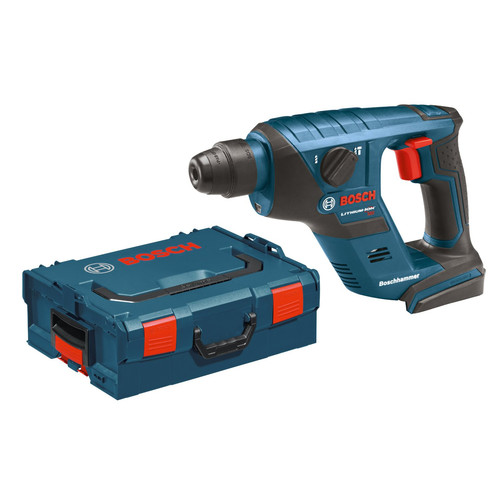 Rotary Hammers | Bosch RHS181BL 18V Cordless Lithium-Ion Compact SDS-Plus Rotary Hammer (Tool Only) with L-BOXX-2 and Exact-Fit Insert image number 0