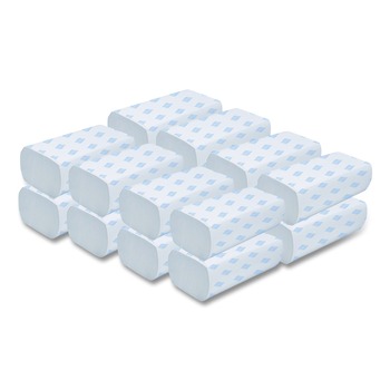 GEN 9.25 in. x 9.05 in. 1-Ply Multifold Towels - White (16 Packs/Carton)