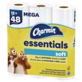 Office Jansan | Charmin 80370714 2-Ply Septic Safe Essentials Soft Bathroom Tissue - White (4 Packs/Carton) image number 5