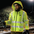 Heated Jackets | Makita DCJ206Z2XL 18V LXT Lithium-Ion Cordless High Visibility Heated Jacket (Jacket Only) - 2XL image number 5