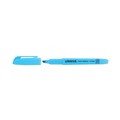 Customer Appreciation Sale - Save up to $60 off | Universal UNV08854 Chisel Tip Fluorescent Blue Ink Blue Barrel Pocket Highlighters (1 Dozen) image number 2