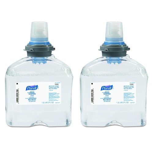 Hand Sanitizers | PURELL 5392-02 1,200 mL Foam Advanced Hand Sanitizer TFX Refill - Unscented image number 0