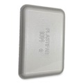 Food Service | GEN 1014WH 13.81 in. x 9.25 in. x 0.71 in. Foam Meat Trays - White (100/Carton) image number 3