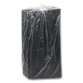 Food Service | Pactiv Corp. 0TFB07S00000 5.63 in. x 14.16 in. x 0.67 in. No. 7S Foam Supermarket Tray - Black (250/Carton) image number 2