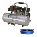 Stationary Air Compressors | California Air Tools 2010AH 2 Gallon 1 HP Ultra Quiet and Oil-Free Aluminum Tank Air Compressor Hose Kit image number 0