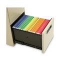 Office Carts & Stands | Alera ALEPAFFPY 14.96 in. x 19.29 in. x 27.75 in. 2 Legal/Letter-Size File Drawers Left or Right File Pedestal - Putty image number 3
